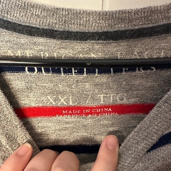 American Eagle Outfitters Mint AEO XXL V-Neck Men’s Sweater - Picture 5 of 8